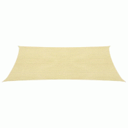 Helloshop26 - Voile toile d'ombrage parasol PEHD carré 2 x 2 m beige 02_0009450 - beige 3000510447767