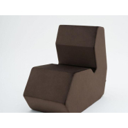 Pouf d'accueil chauffeuse ergonomique - ref : Shape