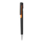Stylo à bille en plastique - décoration colorée et embout chromé - encre bleue Stylo à bille en plastique - décoration colorée et embout chromé - encre bleue