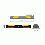 Butée de parking caoutchouc - 500