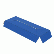 Calage pour corbeille 33x20x7cm carton bleu vide de 19,5x8,5cm- par 360_0