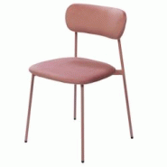 Chaise Elma rose -  Autre Tissu Amadeus 45x48.5 cm - rose textile 3520071976938