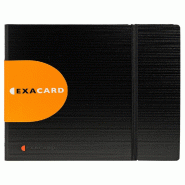 Exacompta Lot de 5 Porte-cartes EXACARD, reliure spiralée, 240 vues - noir matière synthétique 75134E_0
