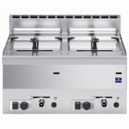 Friteuse gaz de table, 8+8 litres 600x600x300 mm - VIRTUS - 4068875003577