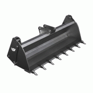 Godet polyvalent 4x1 pour pelles hydrauliques - VTN EUROPE - différentes largeurs et capacités
