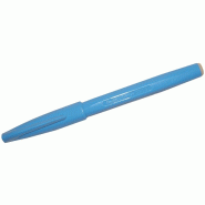 Pentel Stylo feutre Sign Pen, pointe baguée 2,0 mm, encre bleu ciel - S520-S