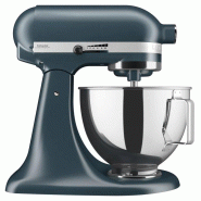 Robot pâtissier 4,3 Litres, 2,5 Kg de pâte, bleu acier, KITCHENAID 5KSM95PS, 275 W, 220 V - MONO