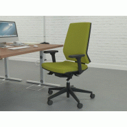 Siège de bureau opératif Sharpak - mécanisme synchrone, accoudoirs 3D, piètement nylon Siège de bureau opératif Sharpak - mécanisme synchrone, accoudoirs 3D, piètement nylon