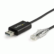 StarTech Cble console Cisco USB vers RJ45 de 1,8 m