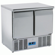 Table réfrigérée inox 2 portes gn 1/1 température 0/+8°c - P9719C