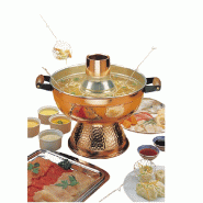 TTM Marmite à Fondue Chinoise 1200w 16115 - cuivre 3700265015920
