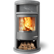 Ariso 7kw - pierre naturelle (serpentino) - sans socle_0