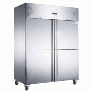 Armoire réfrigérée négative 1400L GN 2/1 4 Demi-Portes pleine extérieur INOX AFI Collin-Lucy