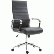CLP Fauteuil de bureau Kolumbus similicuir Noir - noir polyester 191942501 CLP Fauteuil de bureau Kolumbus similicuir Noir - noir polyester 191942501