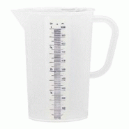 Gobelet gradué | plastique | graduation | 1L | Ø120x165(h)mm - EMG-027002 Gobelet gradué | plastique | graduation | 1L | Ø120x165(h)mm - EMG-027002