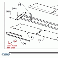 Guide câble acier 444 fog - 0.9 kg