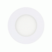 Kl000648 - downlight led rond extra plat 3w blanc neutre 4000k 4500k - rue des ampoules