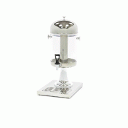 Maxima Dispensateur de boissons - 1 x 8 L - tube de refroidissement central - fonctionne sans électricité – 26 × 36 × 56 cm - AKS-09300541