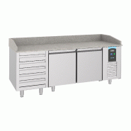 Meuble a pizza 2 porte et 5 tiroirs tropicalisé pro line - P7489.5235