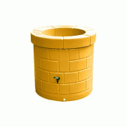 PLAST'UP ROTOMOULAGE Puits récupérateur d'eau de pluie 340l - JAUNEMANGUE - jaune 0750122560103