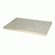Plateau de table rectangulaire Chevron 1 100 mm x 700 mm | Bolero - FU513