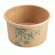Pot à glace en carton Feel Green 300ml Ø10x5,5cm par 2000