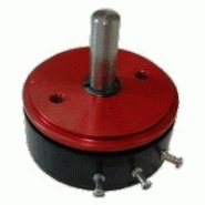 Potentiomètre bobiné monotour flasque synchro - série p15p