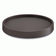 Prosperplast - Plateau mobile pour pots avec roulettes MOBILE SAUCER ROUND - 29,2x29,2x5,7 cm, anthracite - gris plastique ZA4577