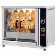 Rôtissoire à poulets planétaire électrique avec éclairage, 4 paniers pour 16-20 poulets 900x630x840 mm - VIRTUS - 0615402648189
