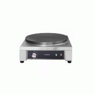 Schneider - Crêpière électrique, 1 plaque en fonte 40 cm - argenté inox 150610