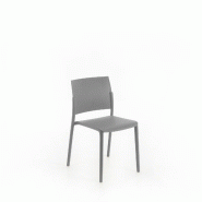 Stones Chaise En Polypropylène Venus 4 Pcs - argenté 8051361826541