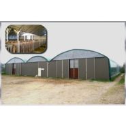 Tunnel sur aire paillée 12.80m de large Tunnel sur aire paillée 12.80m de large