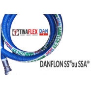 Tuyau industriel - Danflon SS® ou SSA® - Aspiration et refoulement - Transfert de produits chimiques - Version renforcée HD