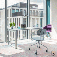 Bureau droit OGI Q - MDD - Blanc 9010, 120, Blanc