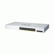 Cisco CBS220-24FP-4G Géré L2 Gigabit Ethernet (10/100/1000) Connexion Ethernet, supportant l'aliment