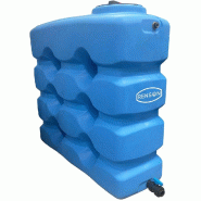 Cuve verticale bleue stockage eau 2 000 litres pré-équipée pour espace réduit - RENSON - 818168