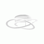 Gea Luce Plafonnier Yara P/P C 30W Led 1300Lm 3000K En Aluminium Blanc Et Silicone - Gealuce Dimmable Phase Cut+Push - blanc YARA P/P C