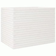 Helloshop26 - Jardinière bac lit surélevé plantes fleurs terrasse jardin 90 x 60 x 68,5 cm bois de pin massif blanc 02_0038033 - 3000217653966 Helloshop26 - Jardinière bac lit surélevé plantes fleurs terrasse jardin 90 x 60 x 68,5 cm bois de pin massif blanc 02_0038033 - 3000217653966
