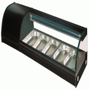 KLIMAITALIA Vitrine frigo pour sushis sur le plan de travail avec évaporateur supérieur. Thermo num. Éclairage LED. T° 0°C/+6°C. Mod. SH150 - 1393