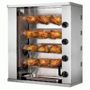 Mini rôtissoire à gaz - 4 broches - 12 poulets | GGM