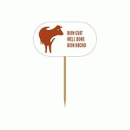 Picsteaks en bambou "bien cuit" 6,5 cm (1000 unités) - Bambou PSC Picsteaks en bambou "bien cuit" 6,5 cm (1000 unités) - Bambou PSC