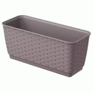 Prosperplast - Pot RATOLLA P 3 L - 29,3x11,9x12,6 cm, coloris Mocca - marron plastique polypropylène ZA3794