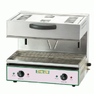 Salamandre pour chauffer, râper et griller. Structure en acier inoxydable. Réglage de la grille supérieure. EasyLine by FIMAR modèle EMH600S - 2580