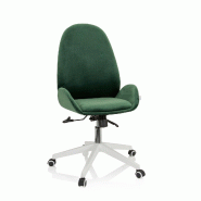 Siège de bureau / Siège pivotante AVEA velours vert hjh OFFICE - vert polyester 729430