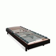 Sommier électrique 1 place Lattes 70x200 cm FLEX BELLECOUR - noir Bois massif 3SO03.01.NO.0720 Sommier électrique 1 place Lattes 70x200 cm FLEX BELLECOUR - noir Bois massif 3SO03.01.NO.0720