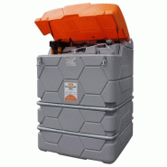 Station LUB CUBE outdoor premium 1 500 litres - Pour diesel, biodiesel, lubrifiant, fioul, AdBlue - Avec capot - CEMO - 10313F Station LUB CUBE outdoor premium 1 500 litres - Pour diesel, biodiesel, lubrifiant, fioul, AdBlue - Avec capot - CEMO - 10313F