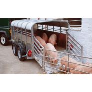 Ta5 - remorque bétaillère - ifor williams trailers ltd - poids brut 3 500 kg
