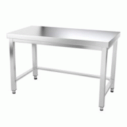 Table de travail en inox 1400 x 700 mm avec renfort PREMIUM / GOLDINOX - inox 3701770804535 Table de travail en inox 1400 x 700 mm avec renfort PREMIUM / GOLDINOX - inox 3701770804535