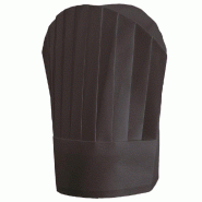 Toque continental airlaid noir H 30cm par 10