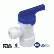 Vanne d'arrêt réservoir - vanne réservoir F 1/4 pour tube 1/4 et 3/8 - HAUC0404/HAUC0406 Vanne d'arrêt réservoir - vanne réservoir F 1/4 pour tube 1/4 et 3/8 - HAUC0404/HAUC0406